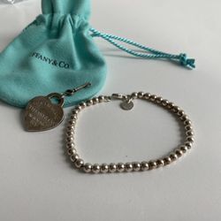 Tiffany & Co. Return to Tiffany Heart Tag Bead Bracelet