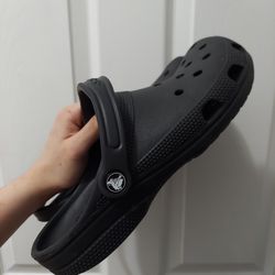 Size 8 Black Crocs 