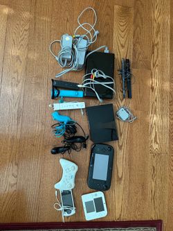 Nintendo Wii U + Wii + Nintendo 2DS Bundle with Controllers