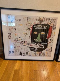 Basquiat 25" x 28" framed print