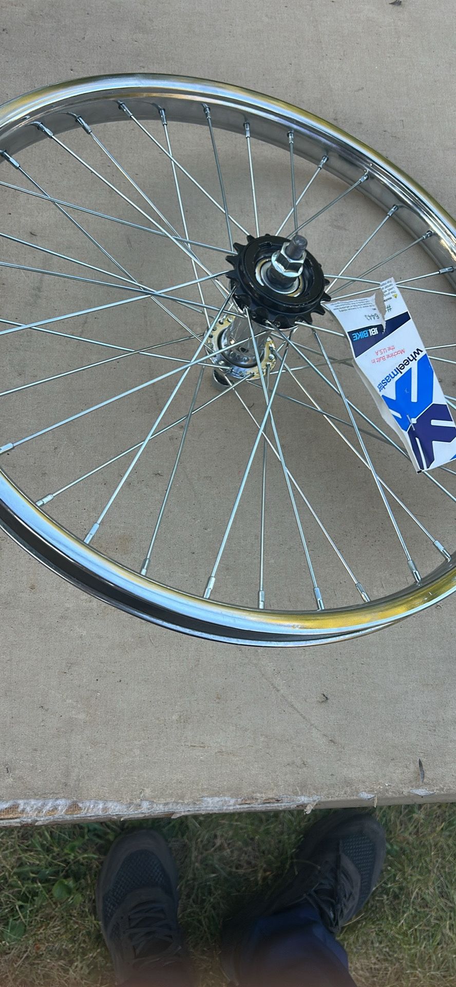 20" GDi Steel Rear Freewheel Chrome 36 Spokes Bike wheel