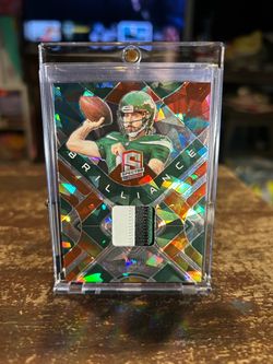 2023 Aaron Rodgers spectra brilliance 3 color patch/40🔥