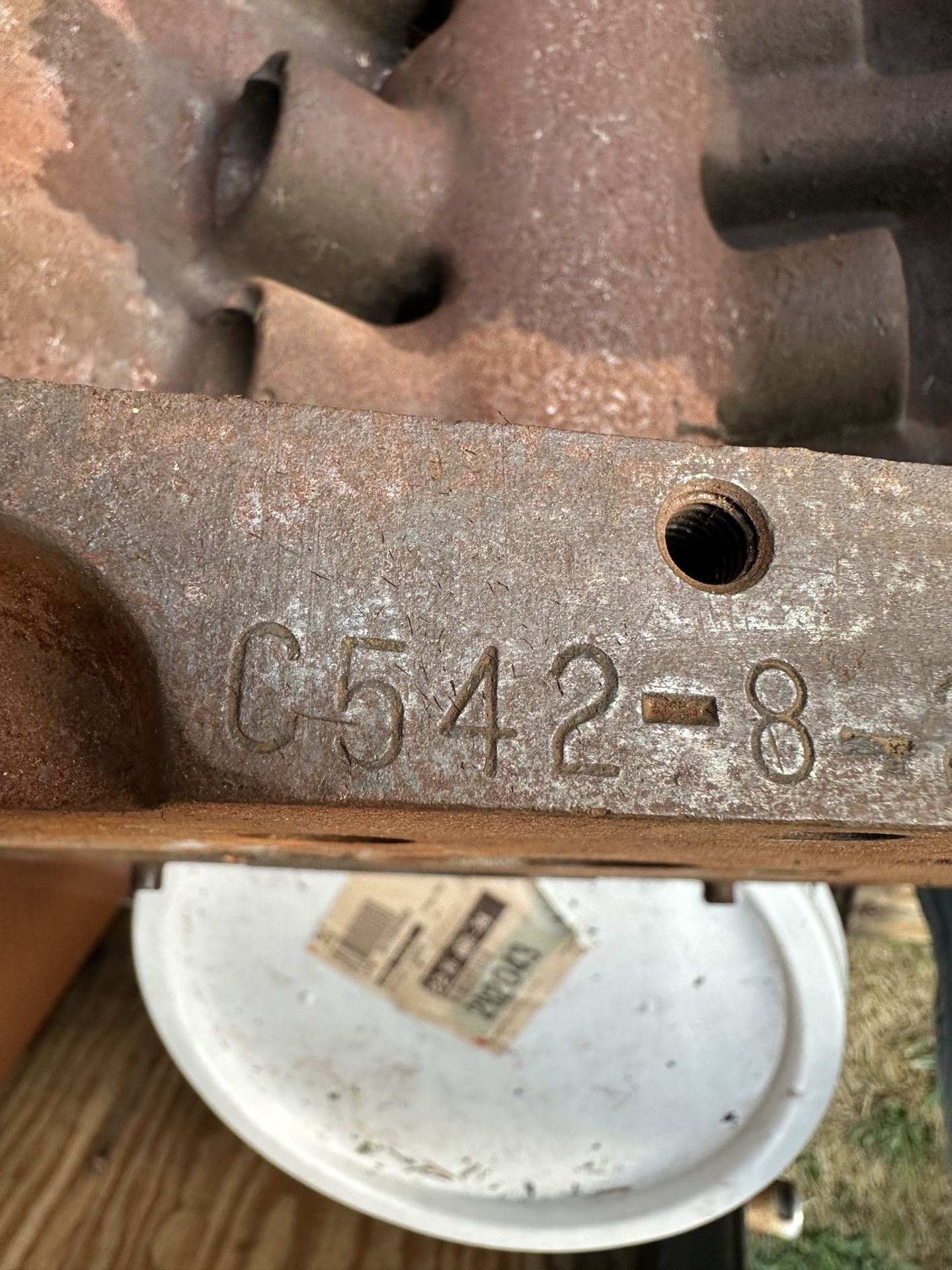 1954, 331 Hemi Engine Block With Main Caps