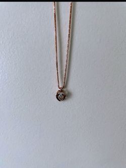 Rose Gold Diamond Pendant