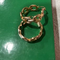Bonitas Argollas Oro Laminado 
