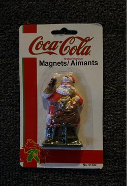 #59 Coca-Cola Santa Claus Figurine Magnet