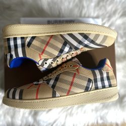Burberry Check Terrace Low Top Sneakers