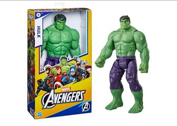 Brand New Hasbro Avengers Marvel Titan Hero Series Blast Gear Deluxe Hulk Action Figure.