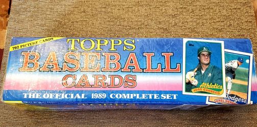 Topps 1989 Baseball Factory Complete Picture Card Set


