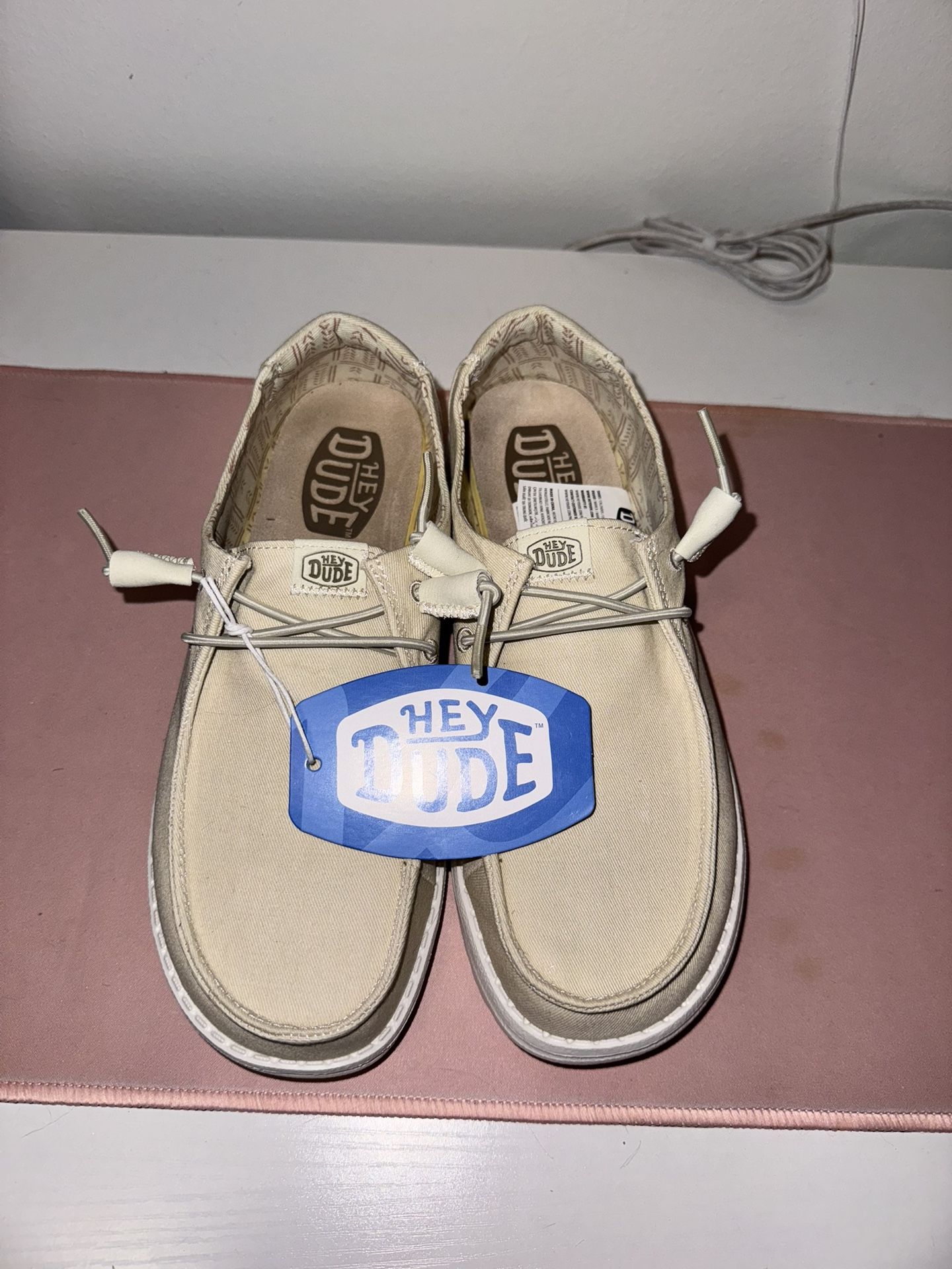 Hey Dudes Wendy Stretch Canvas Off White