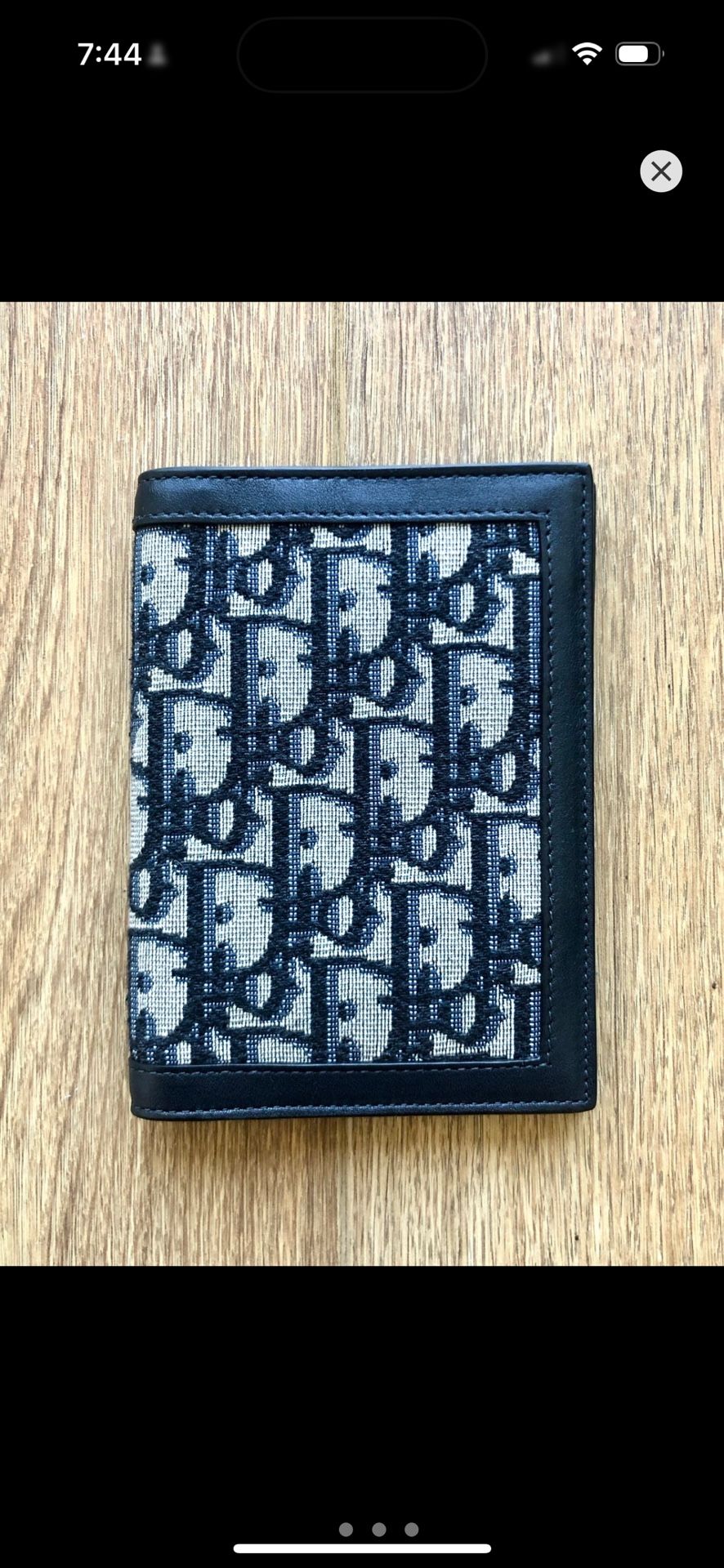 Authentic Dior Wallet