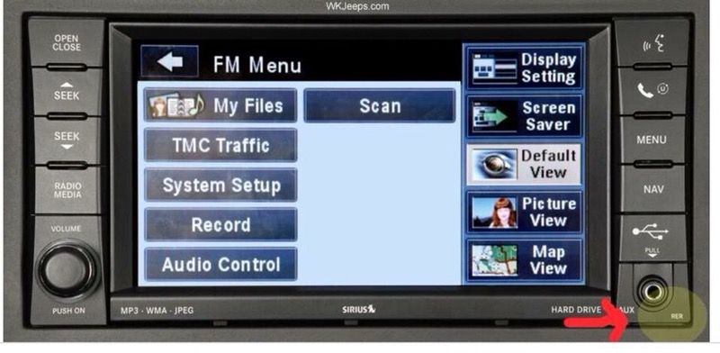 Chrysler Jeep Dodge NTG4 RER MyGig Low Speed Navigation Radio CD MP3 DVD Player