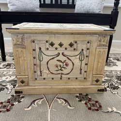 Decorative Chest - Approx. Dimensions H 14”  D 14”  W 19.5”