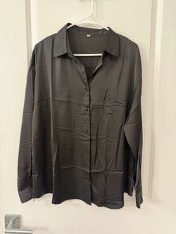 Black Silk Blouse