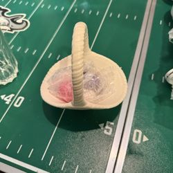 Glass Basket Dated 1981