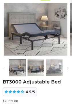 BedTech King Adjustable Base W/ 14” Copper Hybrid Mattress (READ DESCRIPTION)