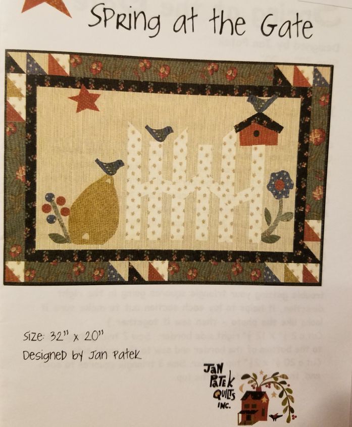 Quilt PATTERN spring at the gate