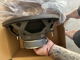 Power Bass Dual 4ohm Speakers 12inch 300 Rms