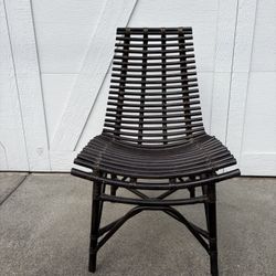 Chair. Modern Black Unique Wood Chair 