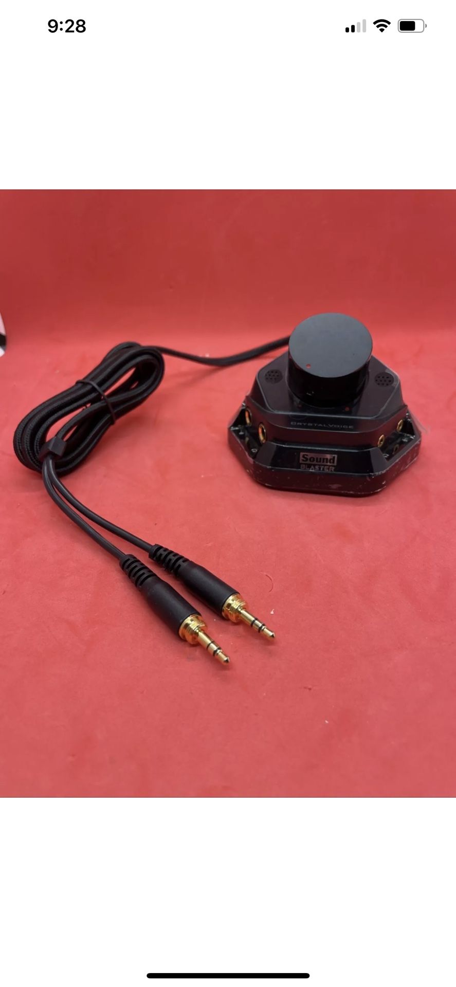 OPEN BOX Creative SoundBlaster Crystal Voice SB1521 Desktop Audio Control Module