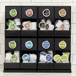 KEURIG 8CT Premium Modular Merchandiser 14" X 9" X 17" H (X2) Plastic Black