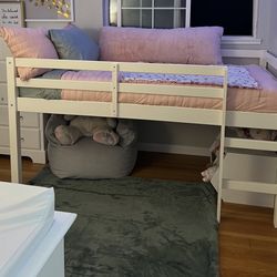 Low Twin Loft  Bed 