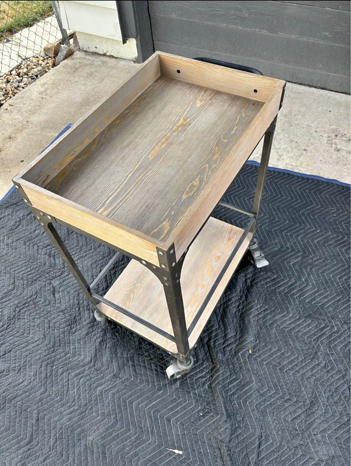 Franklin Bar Cart and Wine Rack