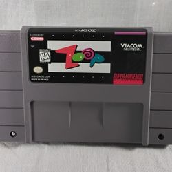 Zoop Super Nintendo Game Cartridge Only (1995)