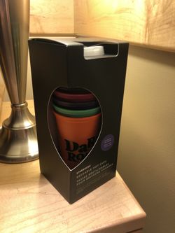 Starbucks 2020 Halloween Glow In The Dark 16oz Reusable Hot Cup & Lid Set Of 6