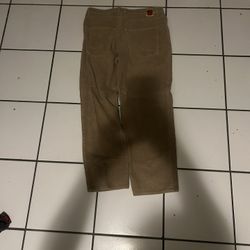 Empire Loose Fit Khaki Corduroy Skate Pants