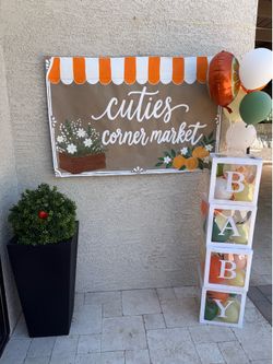 Baby shower decorations