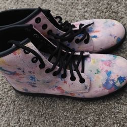 New Dr. Martens 1460 Pascal Pink Paint Splatter – Women’s 6 (Only Tried On)