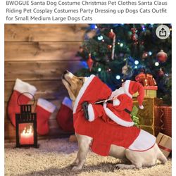 Santa Costume For Medium Size Dog Christmas