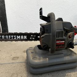 Chain saw — Gas Power — Craftsman