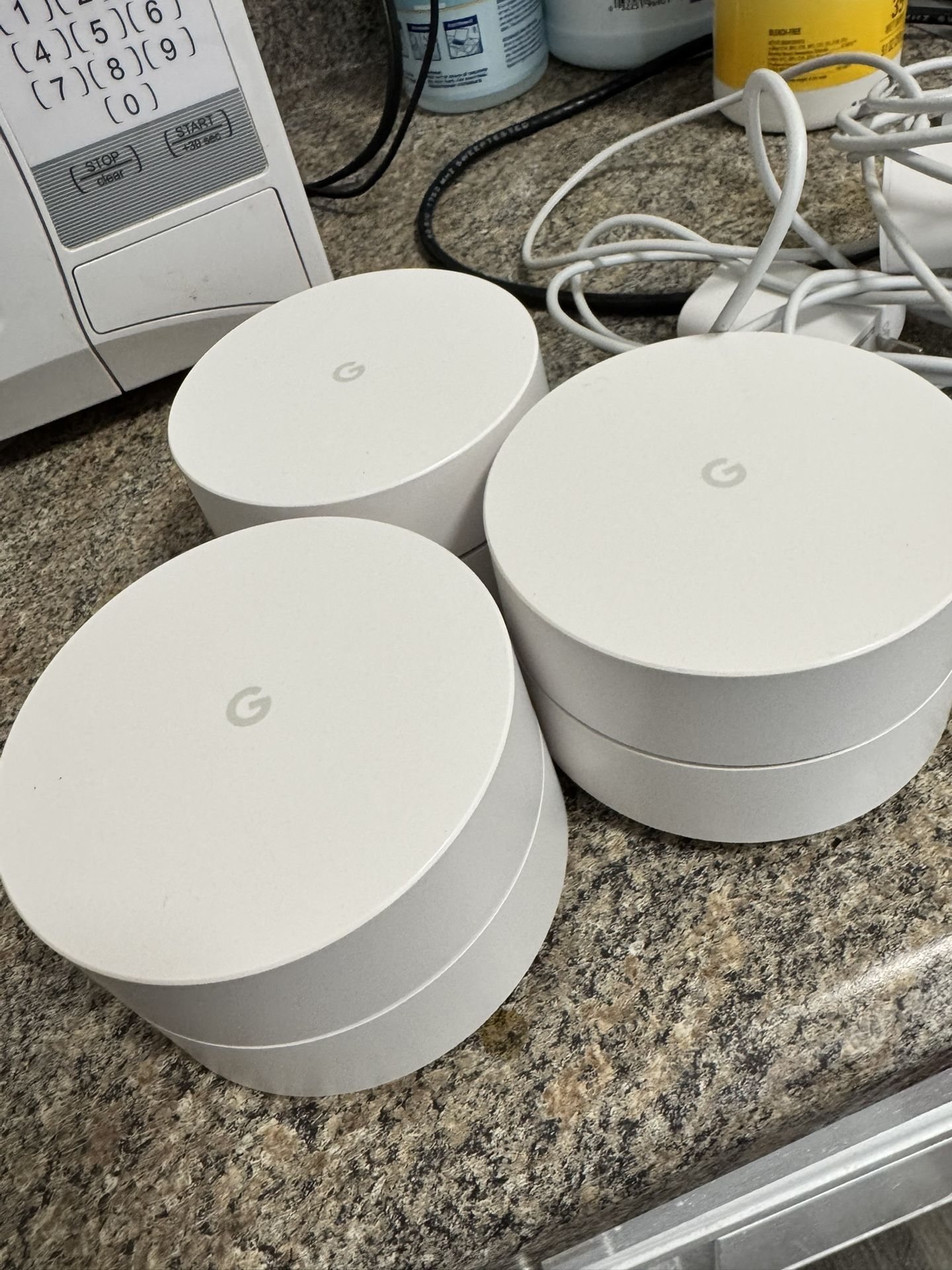 Google Wifi - AC1200 - Mesh WiFi System - Wifi Router - 4500 Sq Ft Coverage - 3 pack
