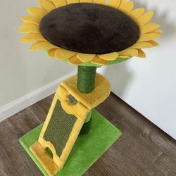 Sun Flower Cat Stand 