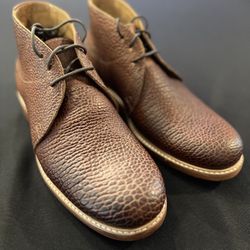Lucchese Bison Leather After-Ride Boot In Whiskey