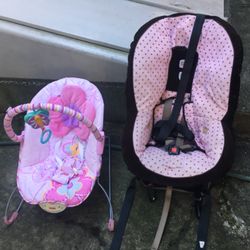 Girls Britax Baby Car Seat 