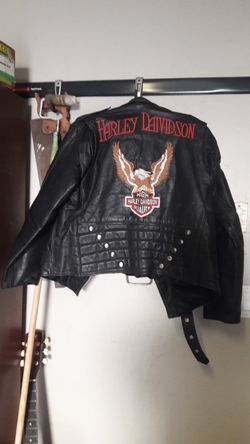 leather jacket men Harley Davidson