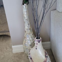Mother Of Pearl Vases