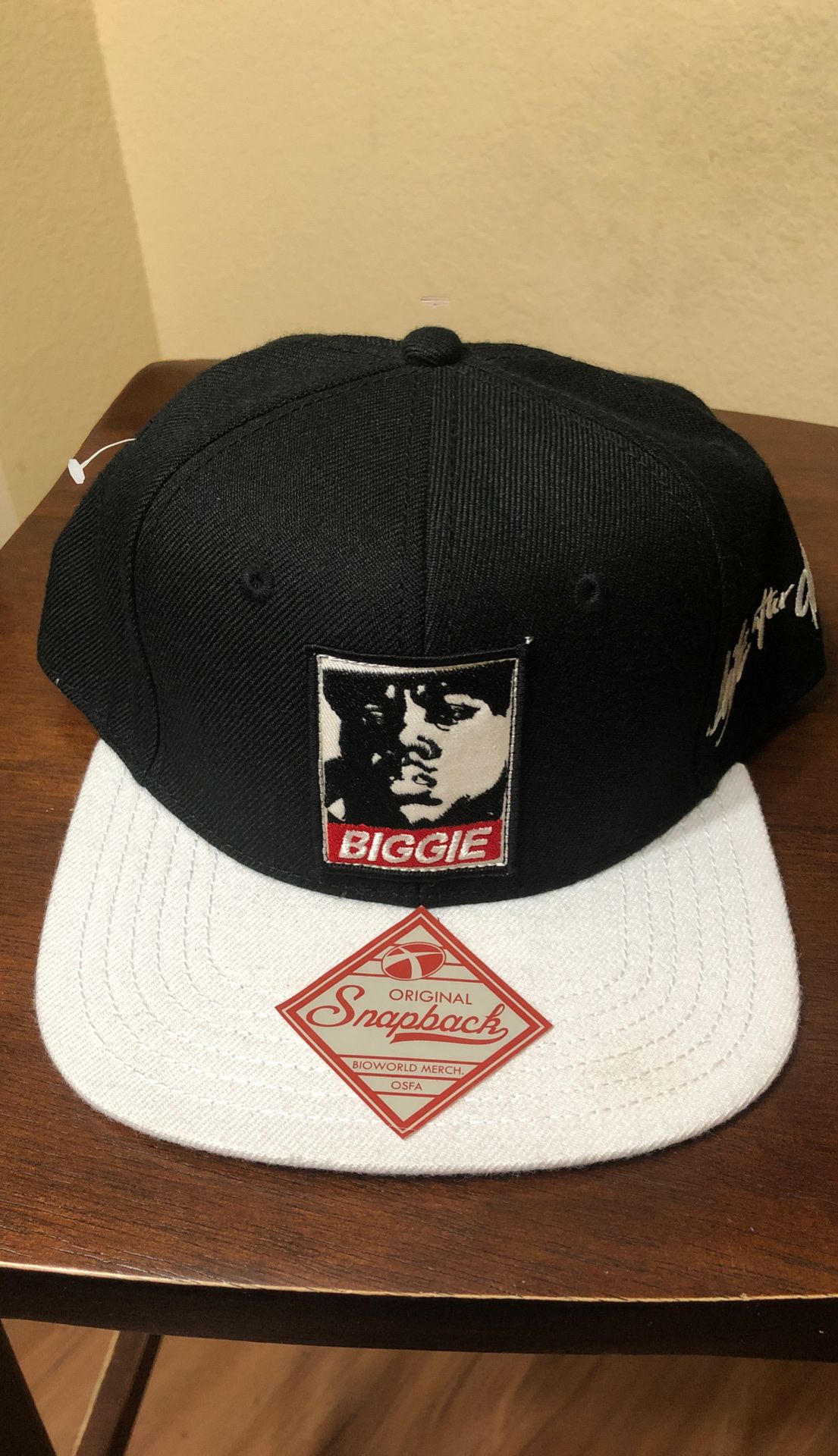 Notorious B.I.G. Biggie smalls snapback hat classic hip-hop emcee New York legend rapper