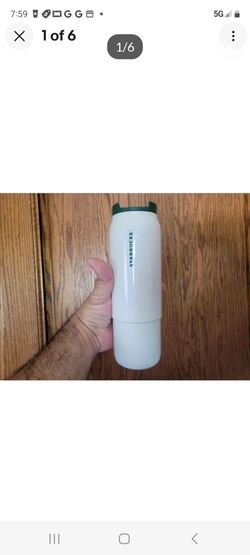 Used Large Starbucks Coffee Stainless Steel Tumbler For Hot Beverages 20 Fl. Oz. In Good Condition No Lower Offers Accepted
