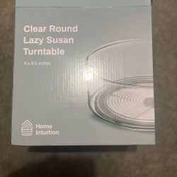 Free Clear lazy Susan turntable