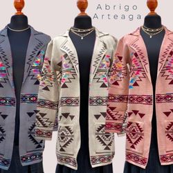 Beautiful Aztec Print Cardigans - Suéter Cardigan Azteca