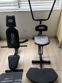 DEAL: 2 machines - Body by Jake - Ab Scissor machine AND Bum and Thigh