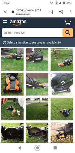 Worx Cordless lawnmower