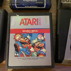 Atari 2600 With Over 30 Classic Games Mario Bros Star Wars Centipede 
