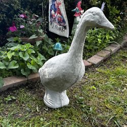 Concrete Porch Goose