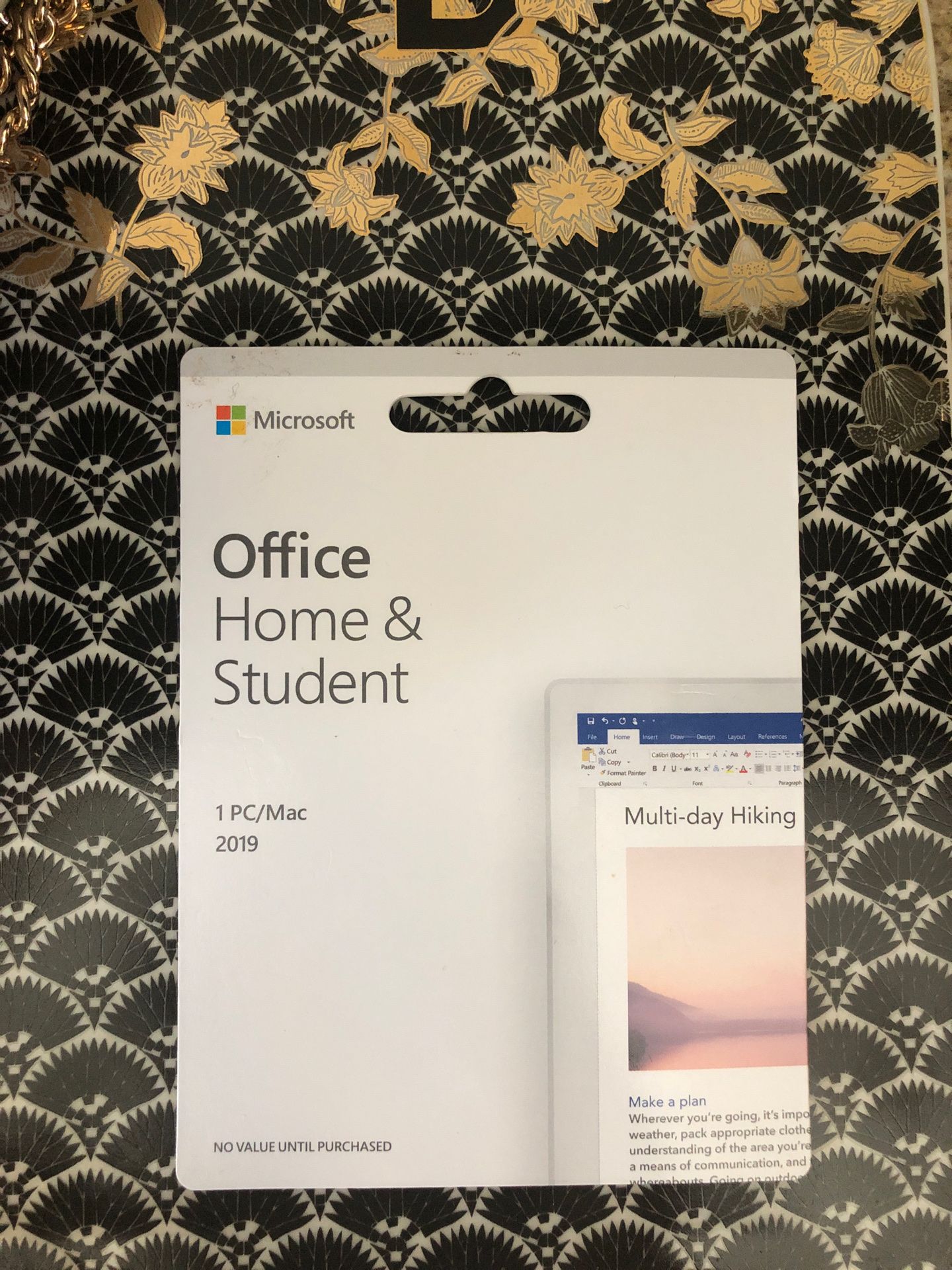 MICROSOFT OFFICE (HOME AND STUDENT)- MAC 2019