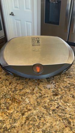 George Forman Lean Mean Fat Reducing Grilling Machine .